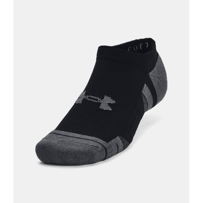 Lot de 3 paires de socquettes UA Performance Cotton No Show - Noir - Under Armour