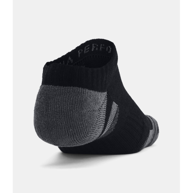 Zestaw 3 par skarpetek UA Performance Cotton No Show - Czarne - Under Armour