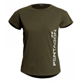 Damen T-Shirt Whisper "Pentagon Vertical" RAL7013 - Pentagon