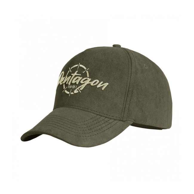 Casquette en velours Liam Vert Olive - Pentagon