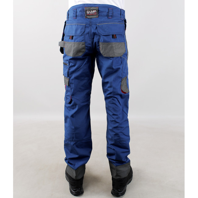 Pantalon de travail CREUSET avec poches volantes amovibles Cobalt - LMA