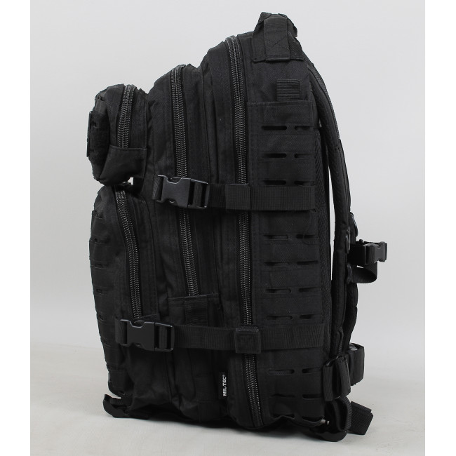 US ASS. PACK laser Cut rugzak 20L Zwart - Miltec