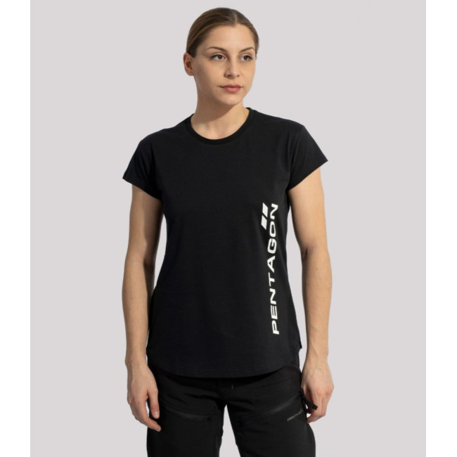 Tee shirt femme whisper "Pentagon Vertical" noir - Pentagon