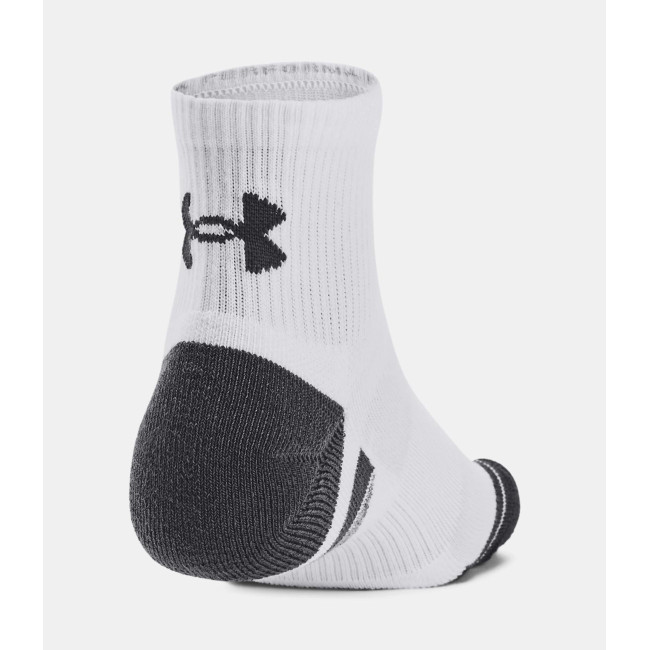 Lot de 3 paires de chaussettes UA Performance Tech Quarter - Blanc - Under Armour