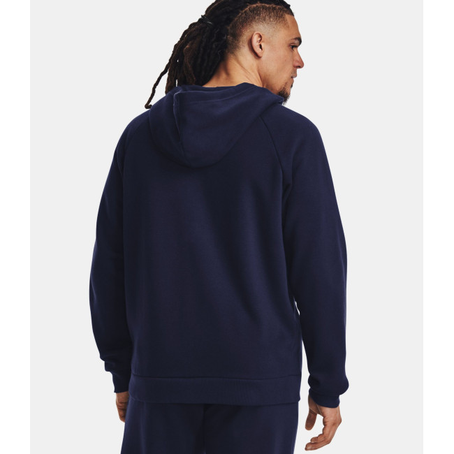 Bluza z kapturem Full-Length męska UA Rival - Granatowa - Under Armour
