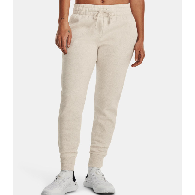 Fleece joggingbroek dames UA Rival - Beige - Under Armour