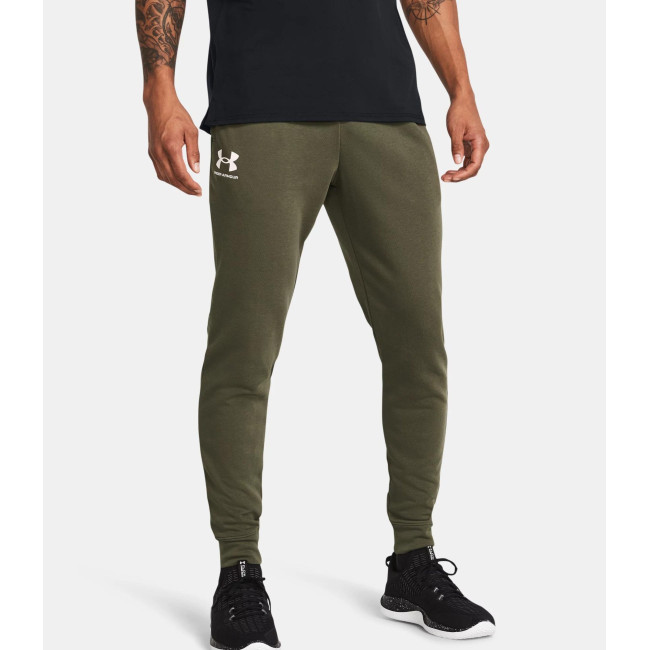 Jogging homme UA Rival Terry - Vert Olive - Under Armour