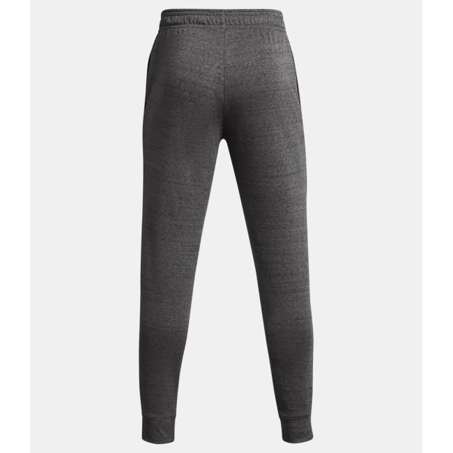 Jogging homme UA Rival Terry - Gris Chiné / Blanc - Under Armour