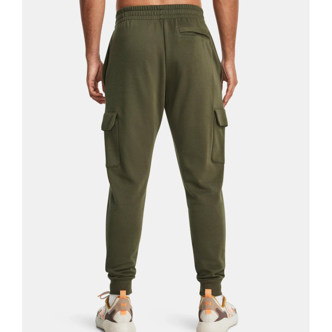 Jogging homme UA Rival Fleece Cargo - Vert Olive - Under Armour