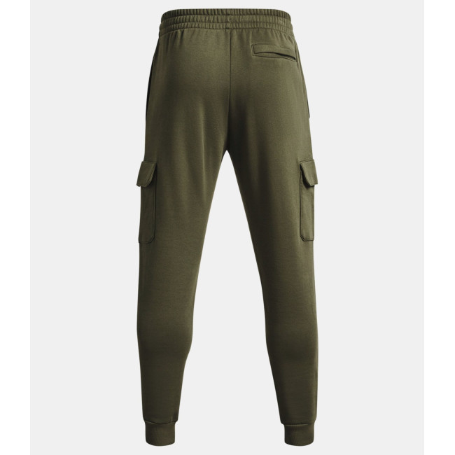 Joggingbroek heren UA Rival Fleece Cargo - Olijfgroen - Under Armour