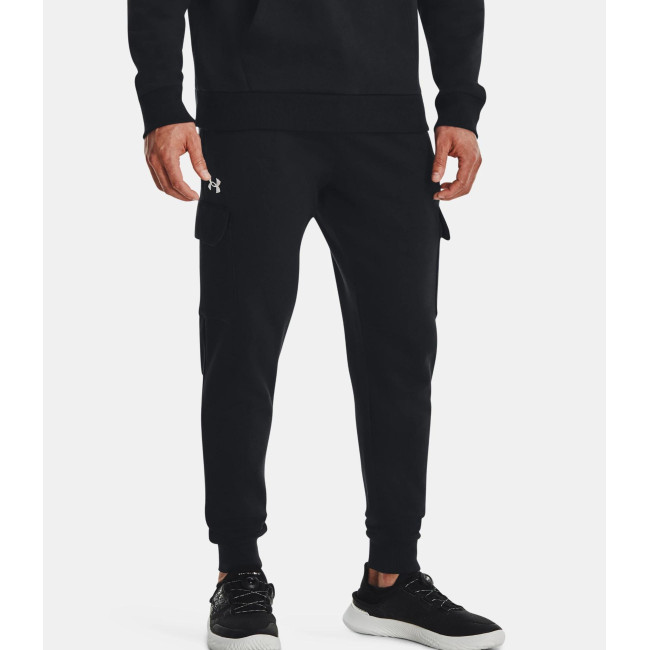 Dres męski UA Rival Fleece Cargo - Czarny - Under Armour
