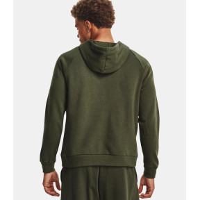 Hoodie polaire homme UA Rival Logo - Vert Olive - Under Armour