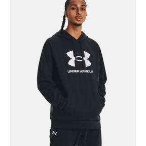 UA Rival Logo Fleece-Hoodie Herren - Schwarz - Under Armour