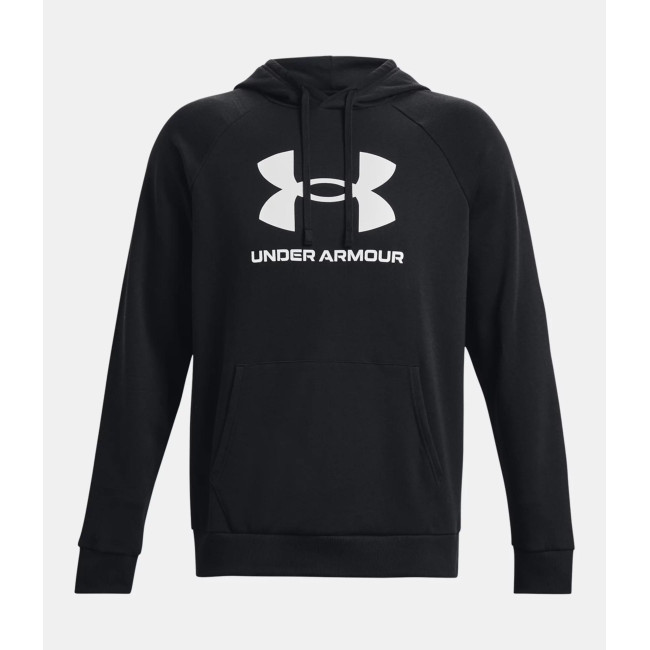 Hoodie polaire homme UA Rival Logo - Noir - Under Armour