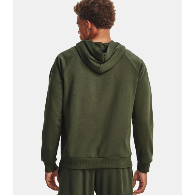 Hoodie polarowa męska UA Rival - Oliwkowa - Under Armour
