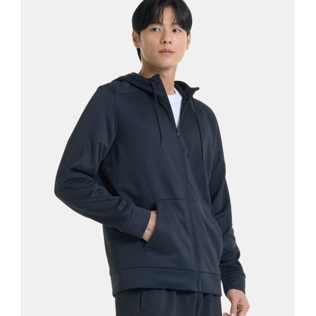 Bluza z kapturem męska Armour Fleece® Full-Zip - Czarny - Under Armour