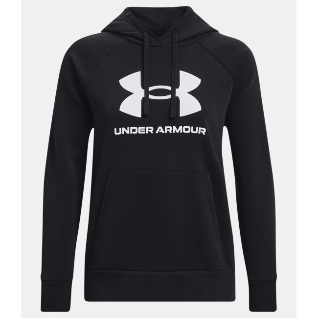 Hoodie femme UA Rival Big Logo - Noir - Under Armour