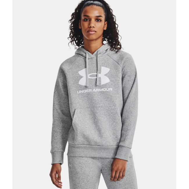 Damen-Hoodie UA Rival Big Logo - Grau - Under Armour