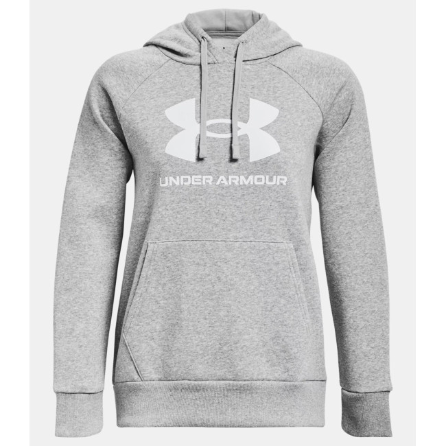 Hoodie femme UA Rival Big Logo - Gris - Under Armour