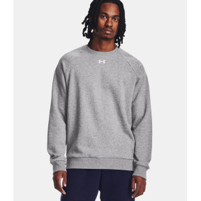 Bluza polowa męska UA Rival - Szara Melanż / Biała - Under Armour