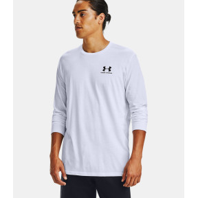 Koszulka z długimi rękawami UA Sportstyle logo lewa pierś - Biały - Under Armour