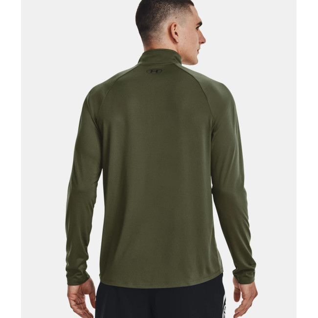 Haut à manches longues et ½ zip UA Tech™ pour homme - Vert Olive - Under Armour