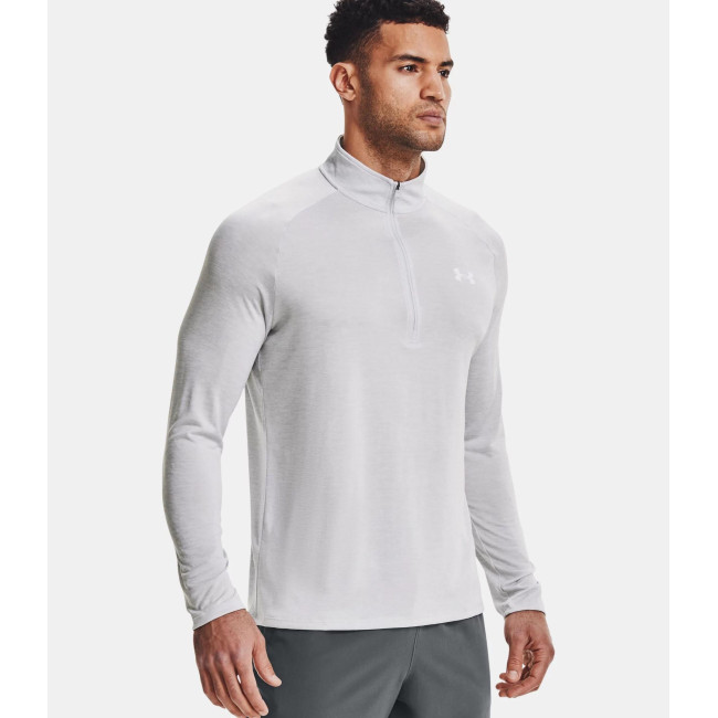 Haut à manches longues et ½ zip UA Tech™ pour homme - Gris Halo - Under Armour