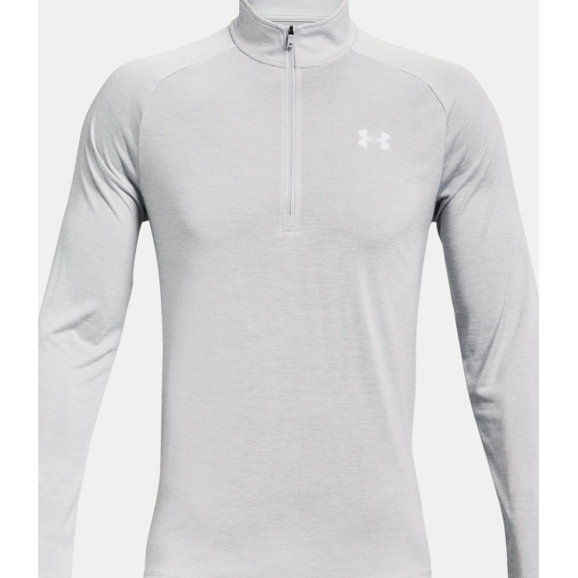 Longsleeve shirt met ½ rits UA Tech™ voor heren - Halo Grijs - Under Armour