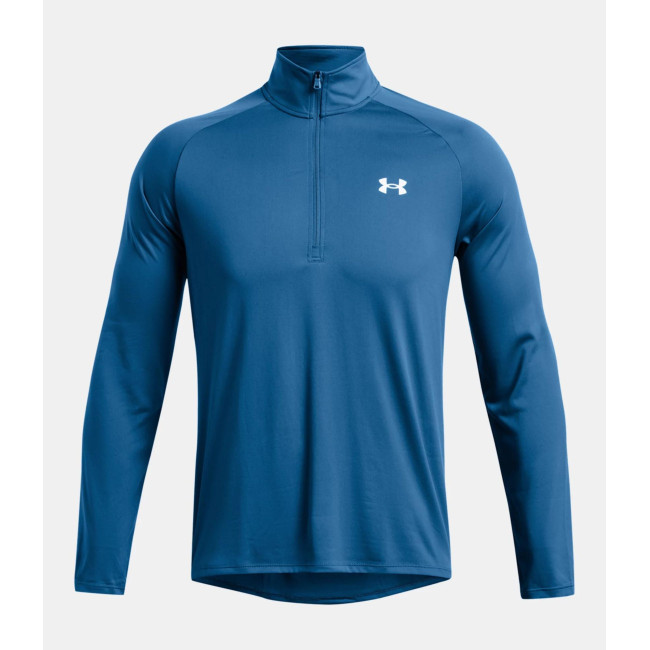 Haut à manches longues et ½ zip UA Tech™ pour homme - Bleu Photon - Under Armour