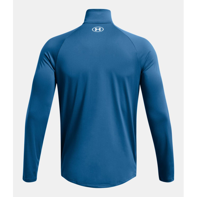 Haut à manches longues et ½ zip UA Tech™ pour homme - Bleu Photon - Under Armour