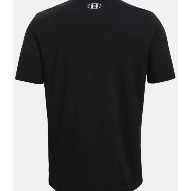 UA ABC Camo Boxed Logo Kurzarm-Shirt für Herren - Schwarz - Under Armour