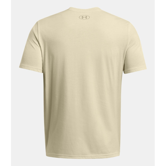 Haut à manches courtes UA ABC Camo Boxed Logo pour homme - Khaki - Under Armour
