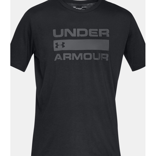 UA Team Issue Kurzarm-Oberteil mit Logo - Schwarz - Under Armour