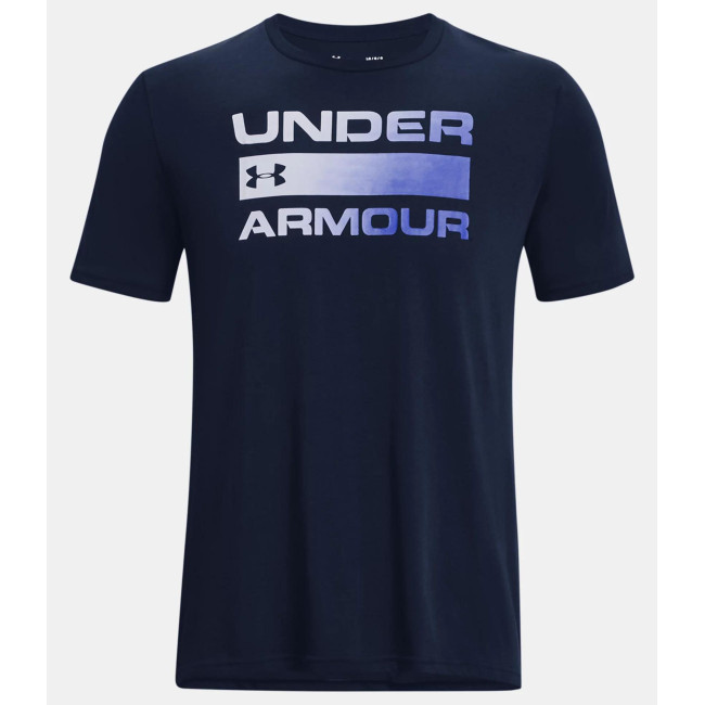 Haut à manches courtes griffé UA Team Issue - Bleu Marine - Under Armour