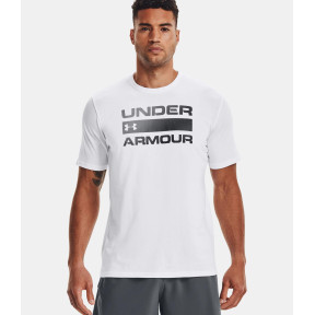 Haut à manches courtes griffé UA Team Issue - Blanc - Under Armour