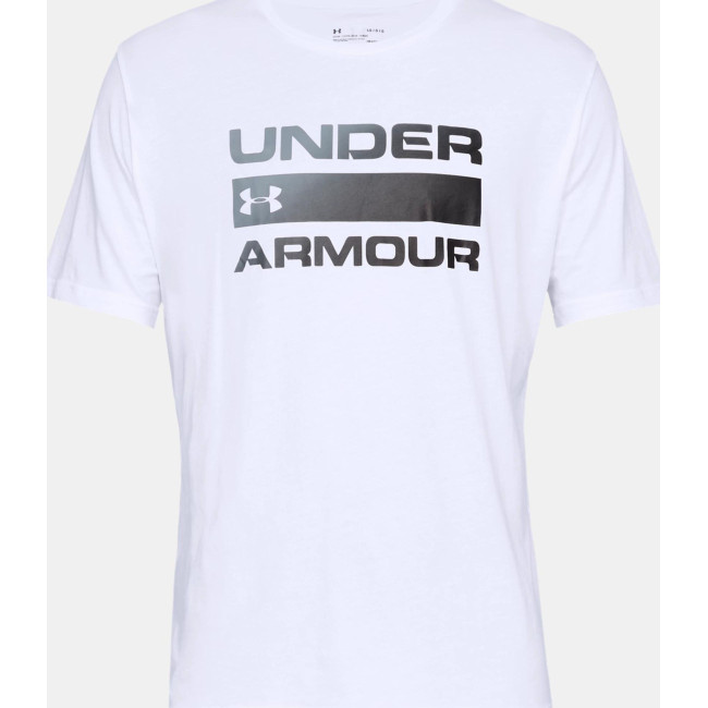 Haut à manches courtes griffé UA Team Issue - Blanc - Under Armour