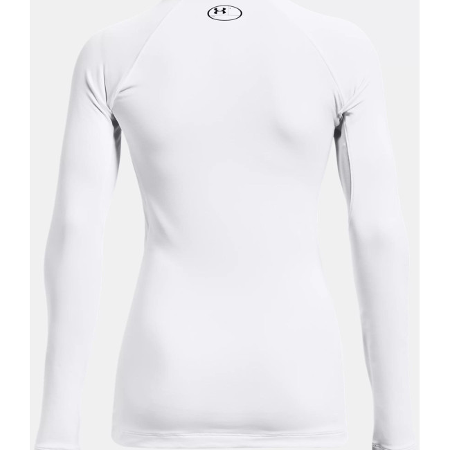 Haut à col ras du cou UA Authentics pour femme - Blanc - Under Armour