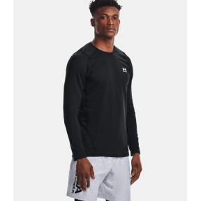 Enganliegendes ColdGear® Armour Rundhals-Oberteil für Herren - Schwarz - Under Armour