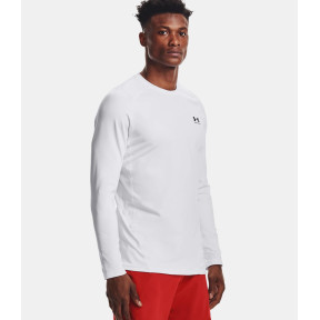 Dopasowana koszulka z wysokim kołnierzem ColdGear® Armour dla mężczyzn - Biały - Under Armour