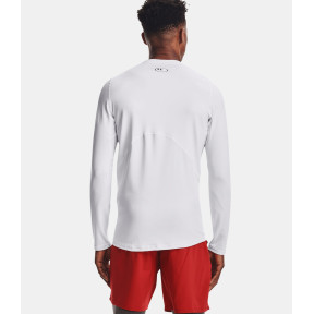 Dopasowana koszulka z wysokim kołnierzem ColdGear® Armour dla mężczyzn - Biały - Under Armour