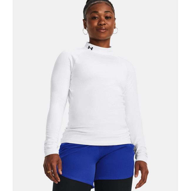 Haut à col montant UA Authentics pour femme - Blanc - Under Armour