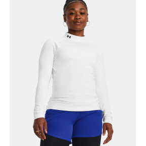 UA Authentics hoge kraag top voor dames - Wit - Under Armour