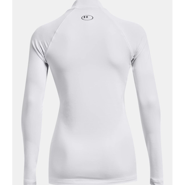 UA Authentics hoge kraag top voor dames - Wit - Under Armour