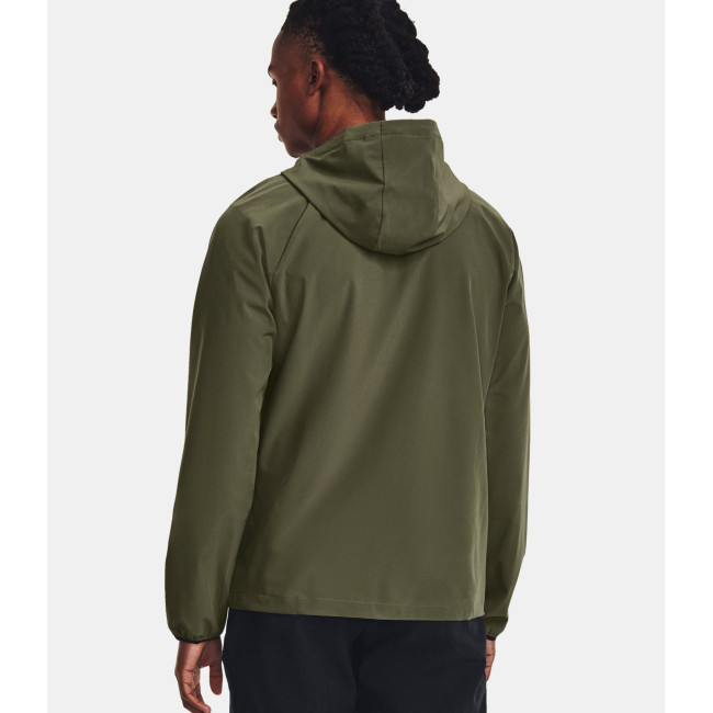Heren windjack UA Stretch Woven - Olijfgroen - Under Armour