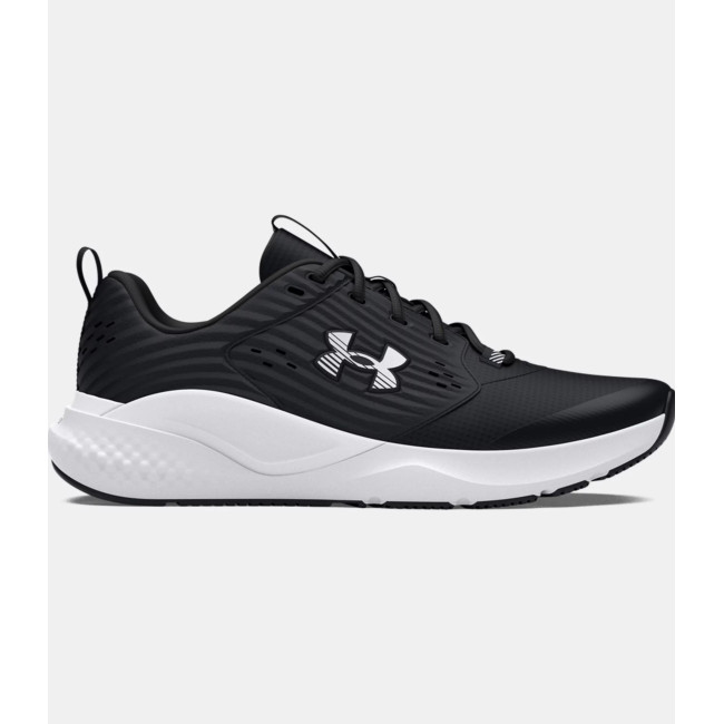Chaussures homme UA Commit 4 - Noir / Blanc - Under Armour