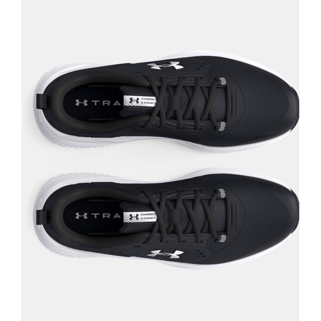 Buty męskie UA Commit 4 - Czarny / Biały - Under Armour