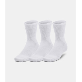Skarpetki UA 3-Maker 3-Pack Mid-Crew - Białe - Under Armour