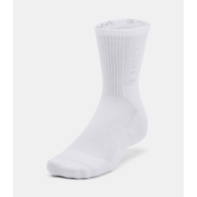 Chaussettes UA 3-Maker 3-Pack Mid-Crew - Blanc - Under Armour