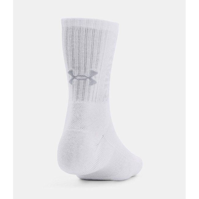 Chaussettes UA 3-Maker 3-Pack Mid-Crew - Blanc - Under Armour