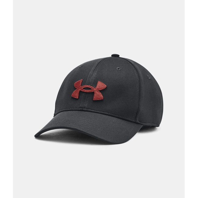 Czapka z daszkiem regulowana Blitzing - Szara Antracyt / Czerwona - Under Armour